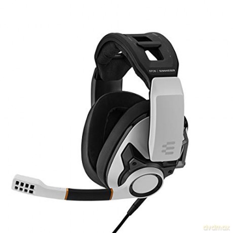 EPOS I Sennheiser GSP 601, Cuffie Gaming, Cuffie con Microfono con Cancellazione del Rumore, Flip-to-Mute, Cuscinetti in Schiuma - per PC, Mac, PS4, PS5, Xbox Series X e Nintendo Switch - Bianco
