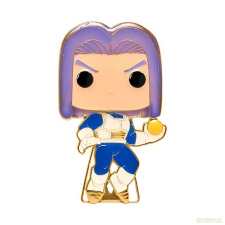 Funko Loungefly POP! Large Pop Pin - ANIME: Dragon Ball Z - Future Trunks, Multicolore, One Size, DBZPP0008 [FIGURKA]