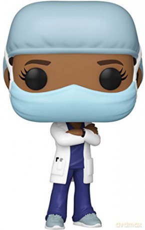 Funko POP Heroes: Front Line Worker - Female #2 Figura da Collezione, Multicolore, 54156 [FIGURKA]