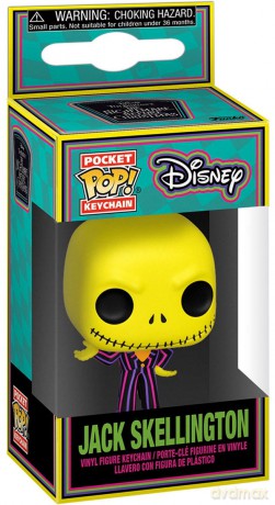 Funko POP Keychain: The Nightmare Before Christmas - Blacklight - Jack [FIGURKA]