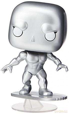 Funko- Pop Marvel: Fantastic Four-Silver Surfer Collectible Toy, Multicolore, 44992 [FIGURKA]