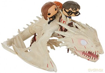 Funko POP Ride Potter-Dragon w/Harry, Ron & Hermione Figura da Collezione, Multicolore, 50815 [FIGURKA]