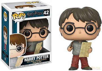 Funko- Pop Vinile Potter Figure Harry W/Marauders Map, 9 cm, 14936 [FIGURKA]