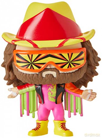 Funko POP WWE: New Wave Summer Slam-Macho Man Randy Savage Figura da Collezione, Multicolore, 49264 [FIGURKA]