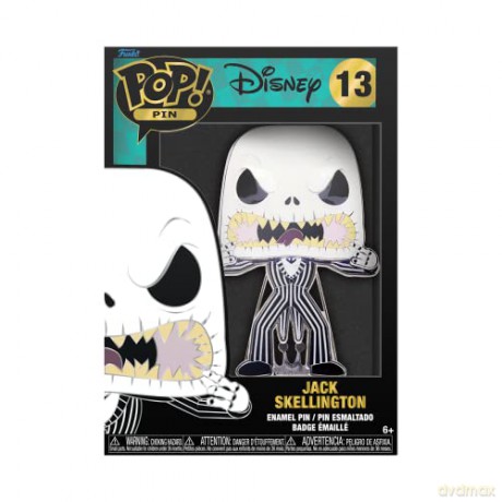 Loungefly Funko POP! Large Pop Pin - Disney: Nightmare Before Christmas - Jack Skellington [FIGURKA]