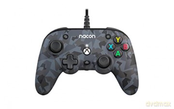 NACON Pro Compact Controller Xbox Serie X Wired -licenza ufficiale Microsoft, programmabile, ergonomico, 3D sound, Black
