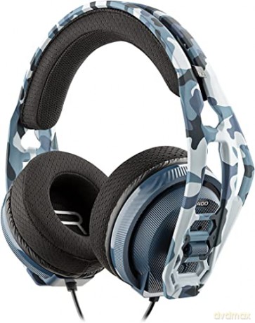 Nacon RIG RIG400HSCAMOBLUE Cuffie Gaming, Compatibilita Multipiattaforma, Blue Camouflage