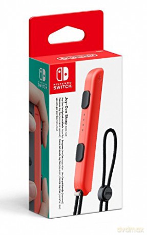 Nintendo Switch: Laccetto per Joy-Con, Rosso Neon
