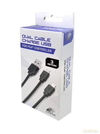 Panthek Dual Cable Charge USB per - cavo USB, cavo controller e Xbox one, doppio cavo, doppia ricarica USB, 3 metri