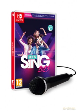 Ravenscourt Let's Sing 2023 Videogioco per Nintendo Switch, Include 1 Microfono [GRA SWITCH]