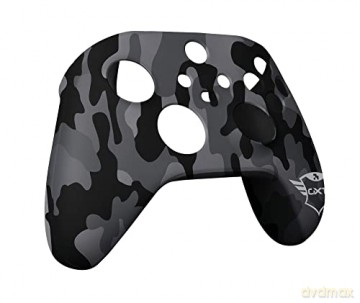 Trust Gaming GXT 749K Silicone Custodie Cover Pelle Antiscivolo per Xbox Controller, Xbox Series X, Xbox Series S, Xbox One (X) - Nero
