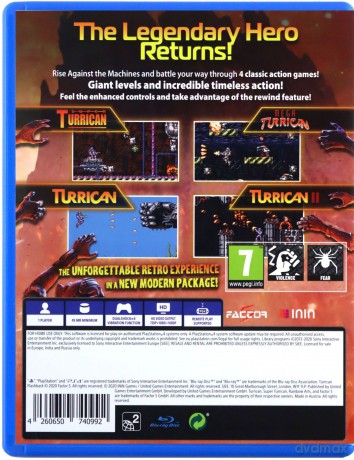 Turrican Flashback 30th Anniversary Edition (PlayStation 4) [ [GRA PS4]