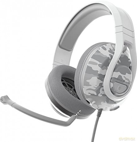 Turtle Beach Cuffie da gioco multipiattaforma cablate Recon 500 Arctic Camo, PS4, PC, Xbox Series X|S, Xbox One e Nintendo Switch