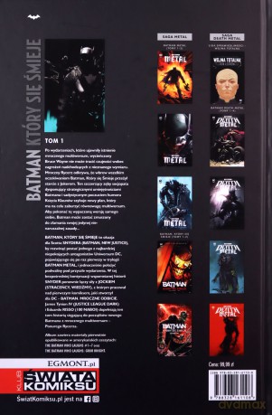 Batman, który się śmieje. Batman Metal (Tom 1) - Scott Snyder, Jock [KOMIKS]