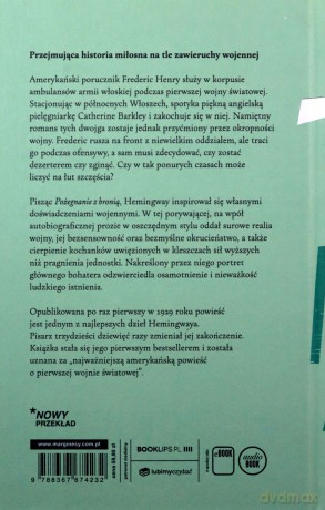 Pożegnanie z bronią - Ernest Hemingway [KSIĄŻKA]