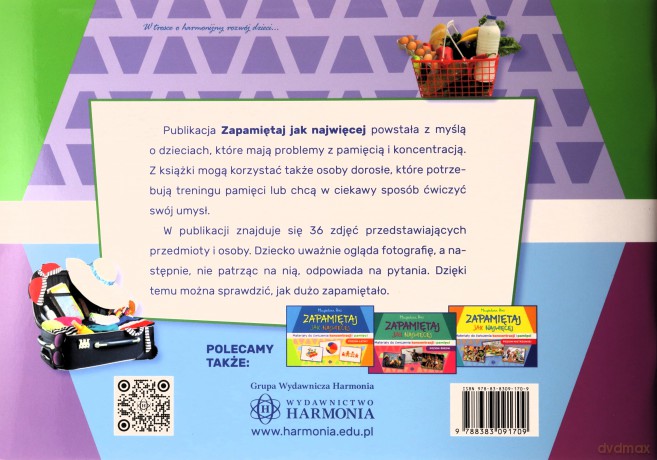Zapamiętaj jak najwięcej Materiały do ćwiczenia koncentracji i pamięci poziom trudny - Magdalena Hinz [KSIĄŻKA]