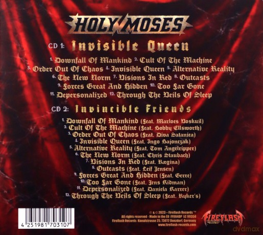Holy Moses: Invisible Queen [2CD]