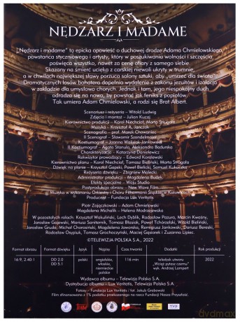 Nędzarz i Madame [DVD]+[CD]