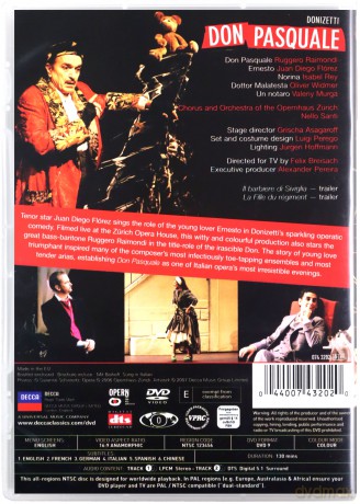 Diego Juan Florez: Donizetti:Don Pasquale [DVD]