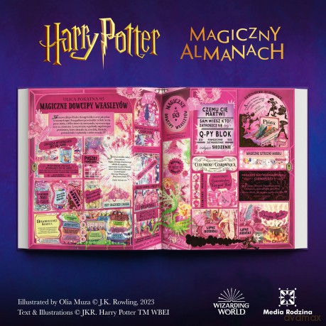 Magiczny Almanach. Kompendium wiedzy o siedmiu tomach serii Harry Potter! [KSIĄŻKA]