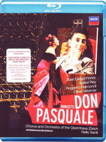 Diego Juan Florez: Donizetti:Don Pasquale Blu-Ray [Blu-Ray]