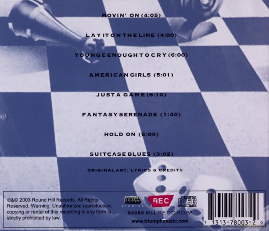 Triumph: Just A Game [CD]