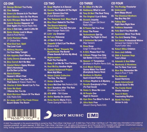 Now Thats What I Call 90's Dancefloor [4CD]