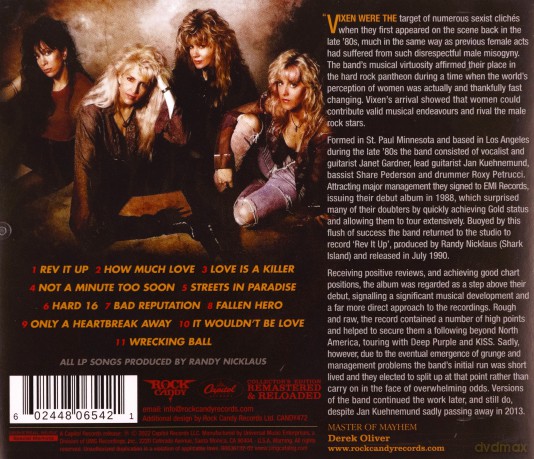 Vixen: Rev It Up [CD]