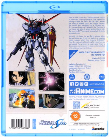 Gundam SEED Season 1 [5xBlu-Ray]