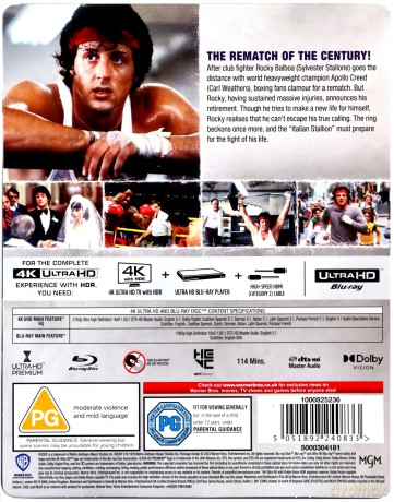 Rocky II (steelbook) [Blu-Ray]