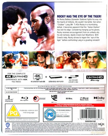 Rocky III (steelbook) [Blu-Ray]