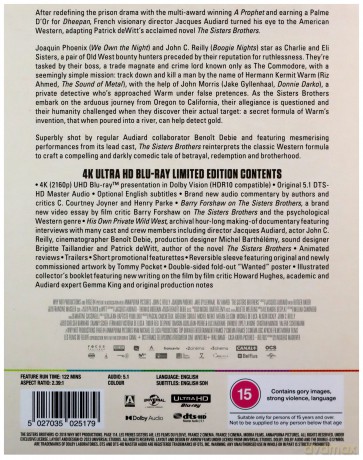 The Sisters Brothers (Bracia Sisters) (Limited) [Blu-Ray 4K]