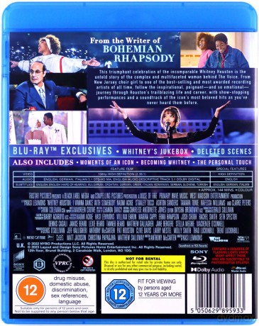 Whitney Houston: I Wanna Dance With Somebody [Blu-Ray]