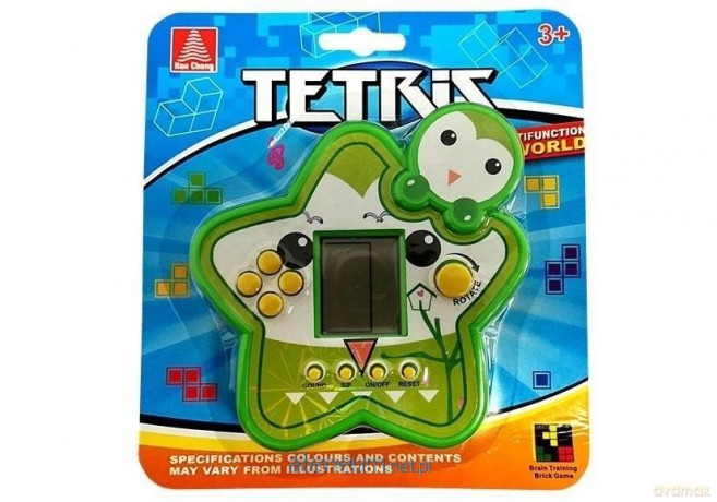 Gra elektroniczna tetris gwiazdka zielona [GRA]