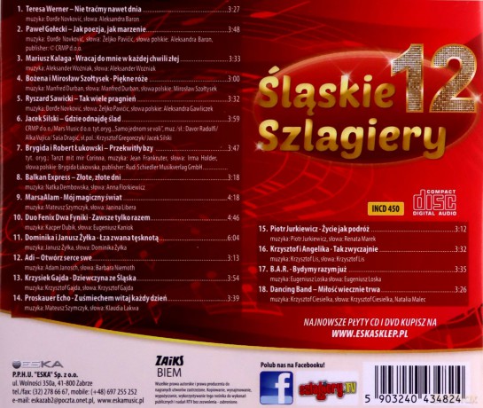 Śląskie Szlagiery 12 [CD]