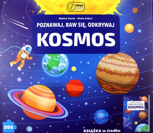 Poznawaj, baw się, odkrywaj. Kosmos. Puzzle 205 el. [PUZZLE]+[KSIĄŻKA]