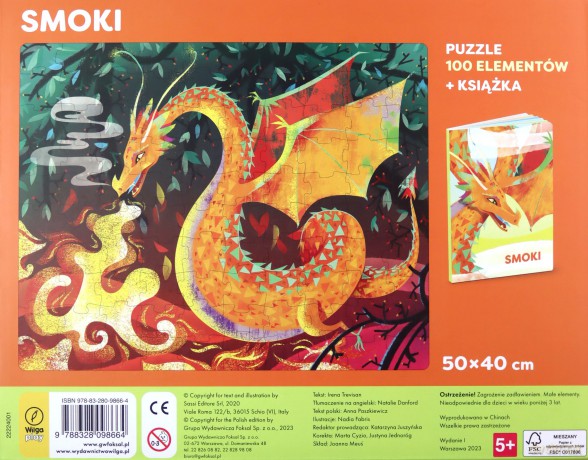 Smoki. Puzzle 100 el. [PUZZLE]+[KSIĄŻKA]