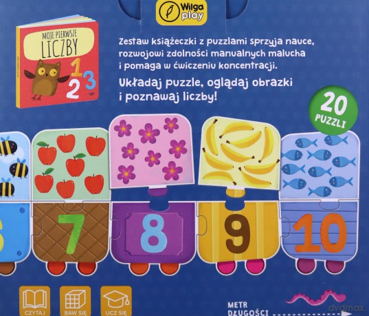 Moje pierwsze liczby [PUZZLE]+[KSIĄŻKA]