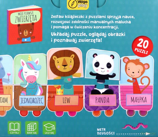 Moje pierwsze zwierzęta [PUZZLE]+[KSIĄŻKA]