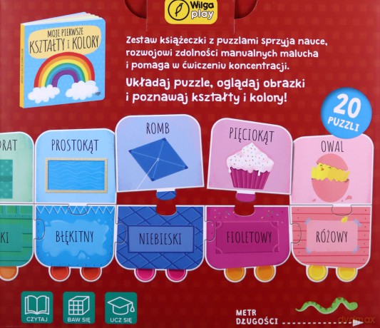 Moje pierwsze kształty i kolory [PUZZLE]+[KSIĄŻKA]