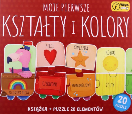 Moje pierwsze kształty i kolory [PUZZLE]+[KSIĄŻKA]