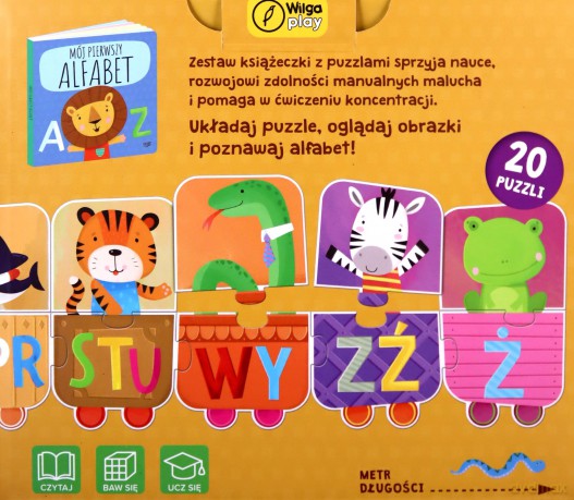 Mój pierwszy alfabet [PUZZLE]+[KSIĄŻKA]