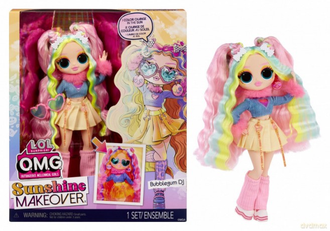 Lalka L.O.L. Surprise OMG Sunsshine Bubblegum DJ