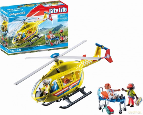 Zestaw City Life 71203 Helikopter ratunkowy