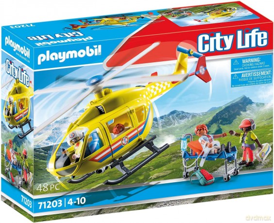 Zestaw City Life 71203 Helikopter ratunkowy