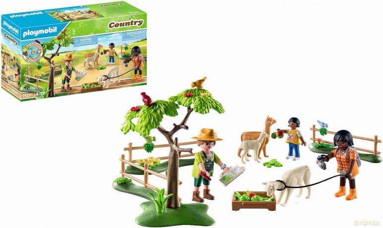 Zestaw Country 71251 Wędrówka z alpakami