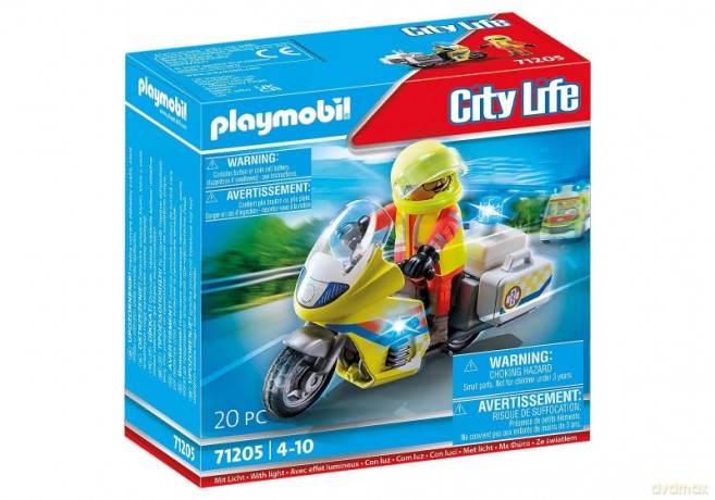 Zestaw z figurką City Life 71205 Motor ratunkowy ze światłem