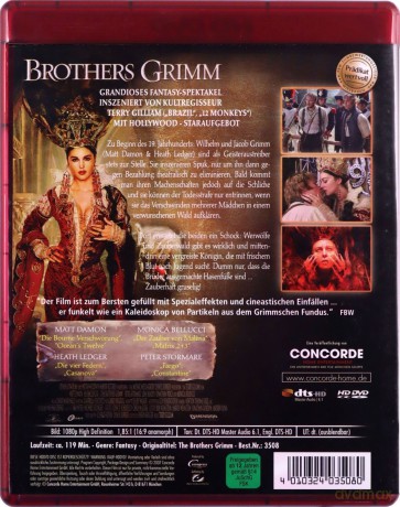The Brothers Grimm (Nieustraszeni bracia Grimm) [HD DVD]