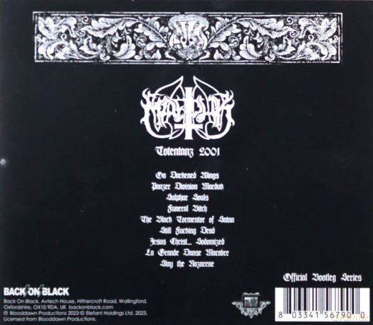 Marduk: Totentanz 2001 [CD]