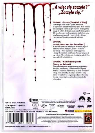 Dexter Sezon 6 Dysk 1 [DVD]